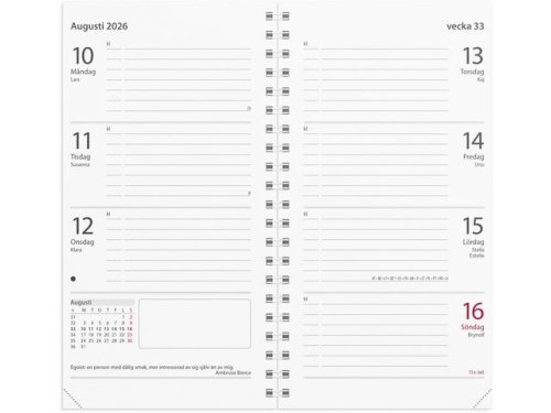 Planner Master kalendersats 2026