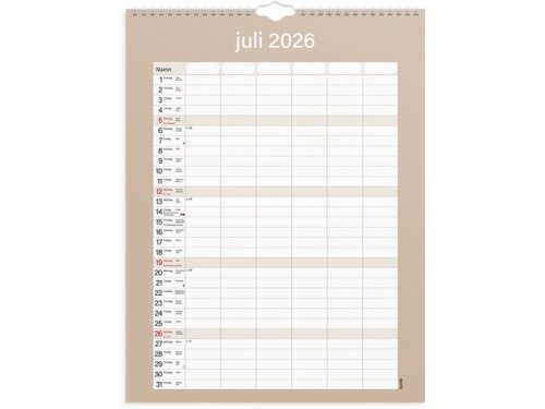 Familjekalendern Praktisk 2026