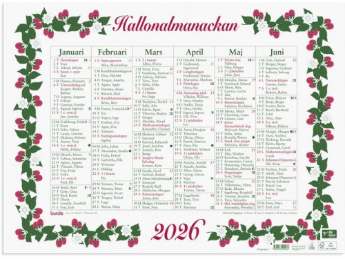 Vggkalender Stora Hallonalmanackan 2026