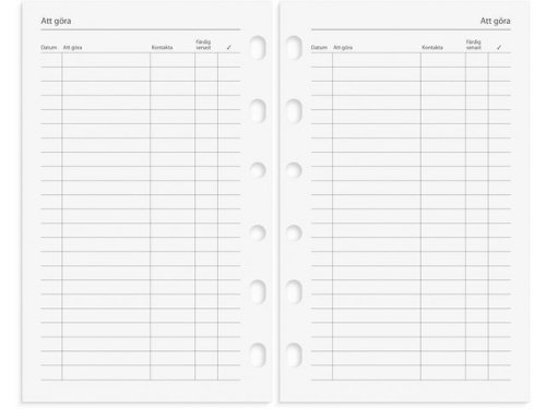 Compact Sytemkalender 2026 skinn brun