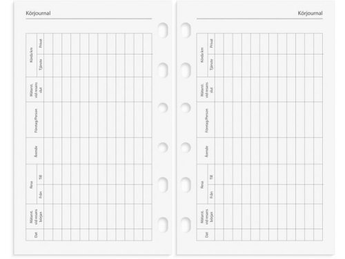 Compact Sytemkalender 2026 skinn brun