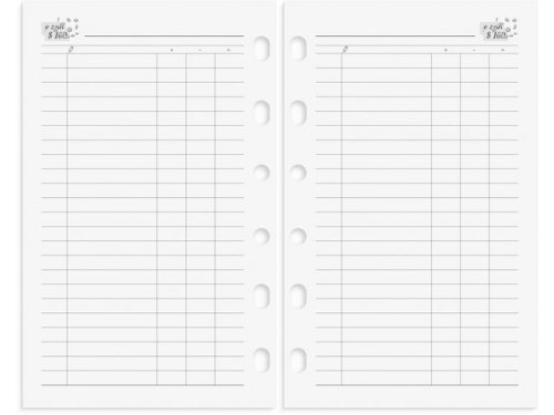 Compact Systemkalender 2026 konstl svart