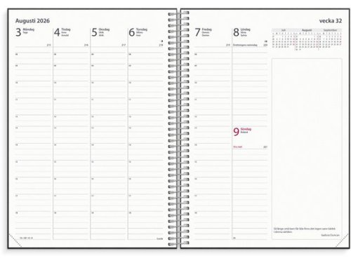 Kalender Business VIP 2026 svart
