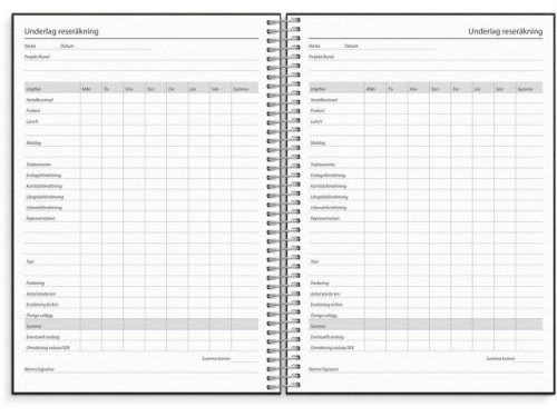 Kalender Business VIP 2026 svart
