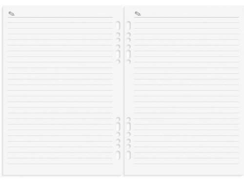 Business Systemkalender 2026 skinn brun
