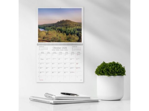 Vggkalender Sweden med kuvert 2026