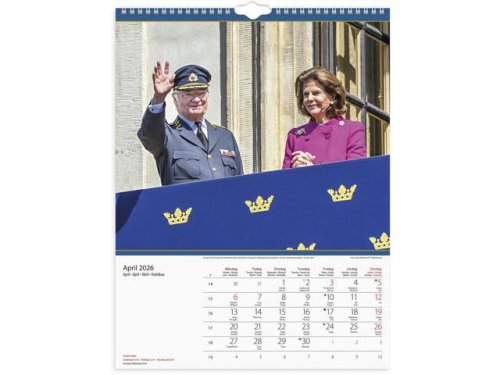 Vggkalender Kungafamiljen 2026