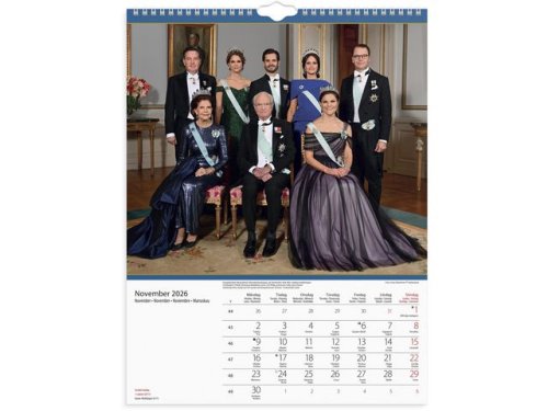 Vggkalender Kungafamiljen 2026