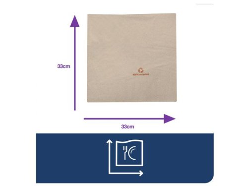 Servett TORK Adv 2-lag 33x32,5cm 200/FP