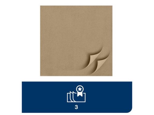 Servett TORK Lunch 3-lags beige 150/fp