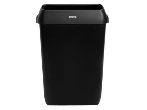Papperskorg KATRIN 50L med lock svart