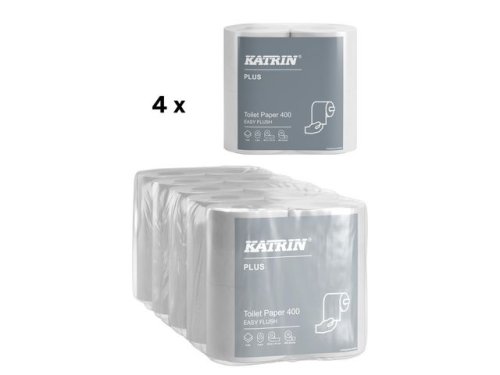 Toalettpapper KATRIN Plus 400 EF 20/fp
