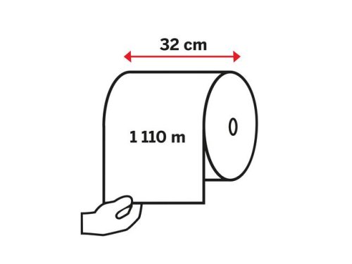 Industritork KATRIN Plus XL vit 1110m