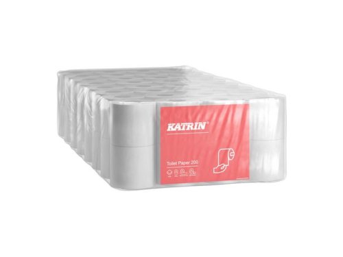 Toalettpapper KATRIN Classic 200 2-lag 64rl/fp  25m