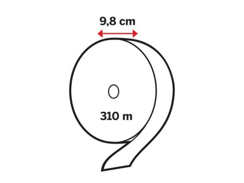 Toalettpapper KATRIN Gigant M 310m 6/fp
