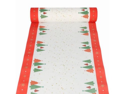 Bordslpare airlaid 24m x 40cm Trees