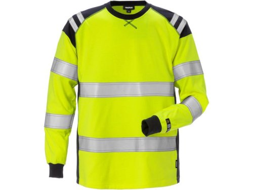 T-Shirt Flam Kl 3 Gul/Marin 3XL