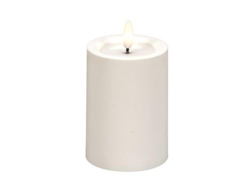 Blockljus KONSTSMIDE LED timer vit 10cm