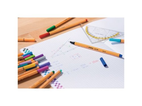 Fineliner STABILO Point 88 svart