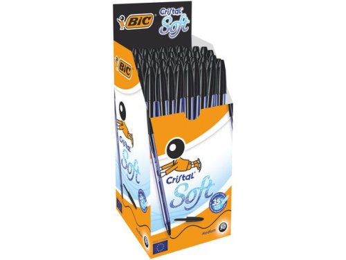 Kulpenna BIC Cristal Soft 1,2 svart