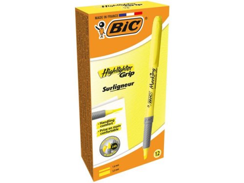 verstrykningspenna BIC Grip Gul
