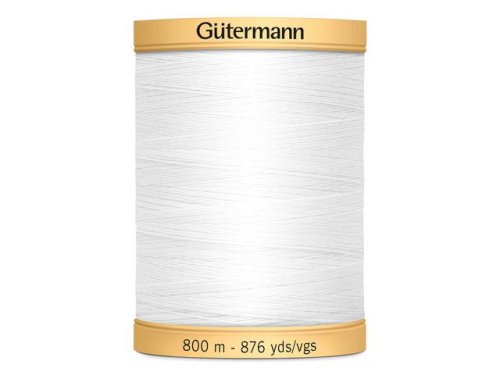 Sytrd Gtermann bomull 800m vit