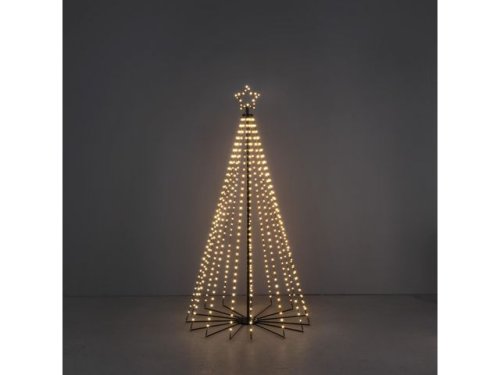 Julgran metall 1,8m LED utomhus