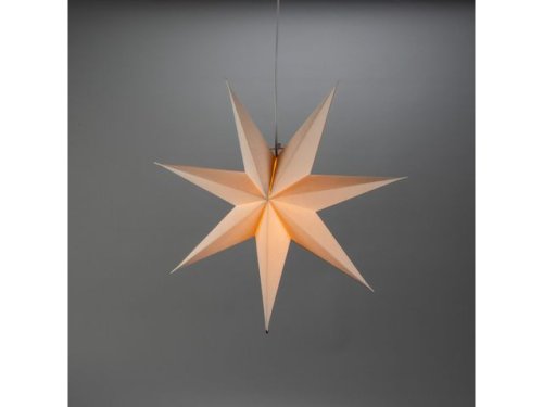 Pappersstjrna 60 cm vit