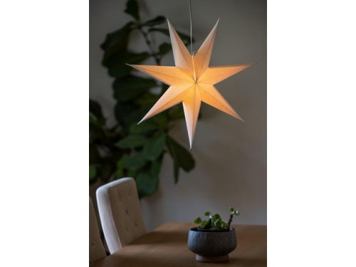 Pappersstjrna 60 cm vit