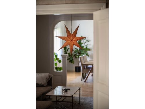 Pappersstjrna 78 cm natur