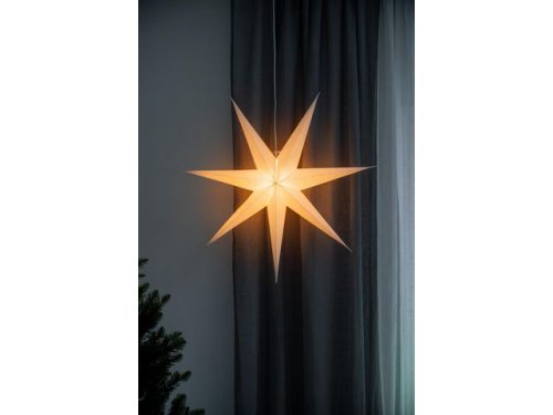 Pappersstjrna 78 cm vit