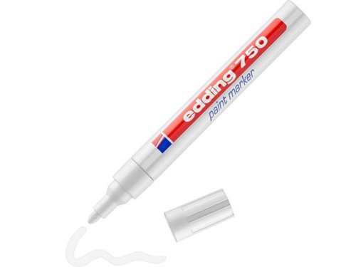 Mrkpenna EDDING 750 vit