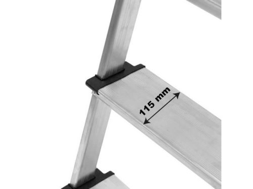 Trappstege SAFETOOL 3 steg aluminium