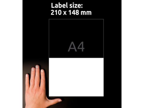 Etikett AVERY 210x148mm Slitstark 40st/fp