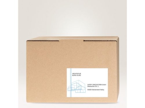 Etikett AVERY 210x148mm 200st/fp
