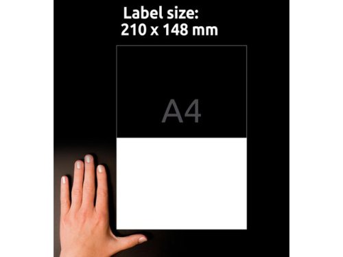 Etikett AVERY 210x148mm 200st/fp