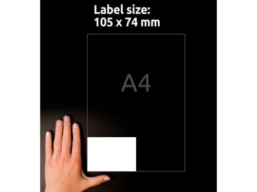 Etikett AVERY 105x74mm 800st/fp