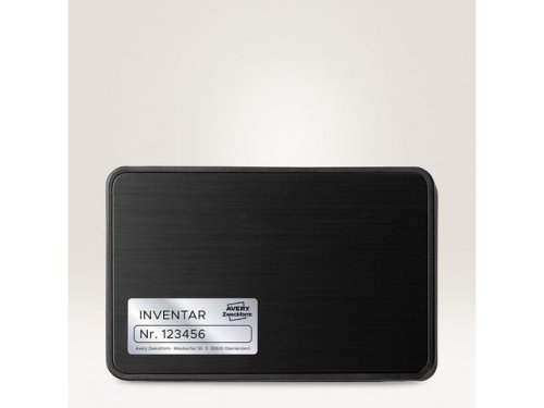 Etikett starka 210x297mm silver 20/fp