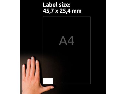 Etikett AVERY RECY 457x254 4000/FP