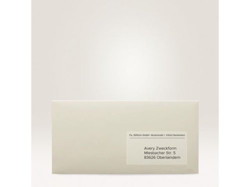 Etikett AVERY 99,1x42,3mm Transparent 300st/fp