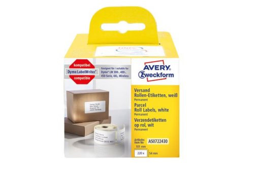 Etikett AVERY p rulle 101x54mm 220/FP