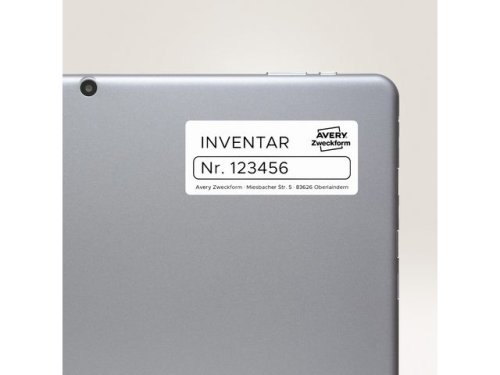 Etikett AVERY 457x254WH 800/FP