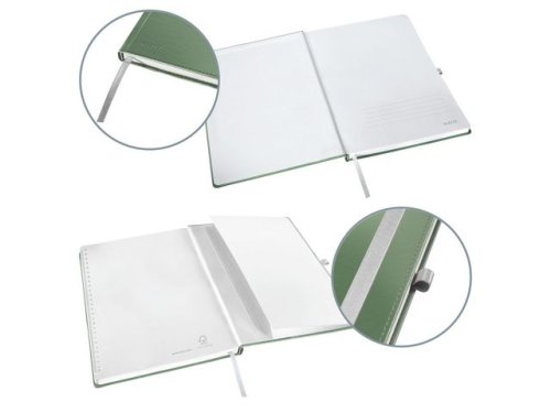 Ant.bok LEITZ Style A5 H linj 80bl grn