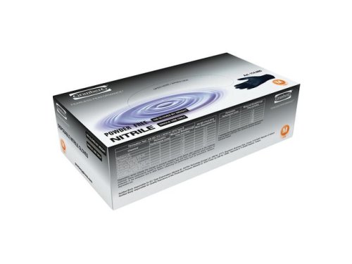 Nitrilhandske 114.880 svart L 100/FP