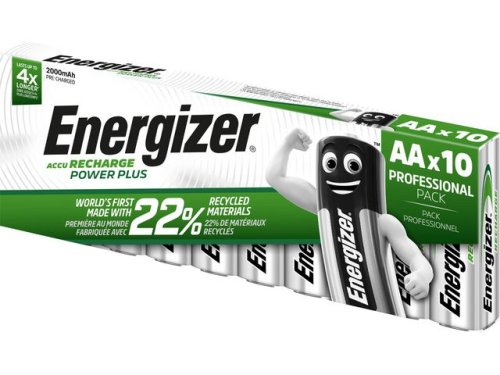 Batteri Laddbar ENERGIZER P-P AA 10/FP