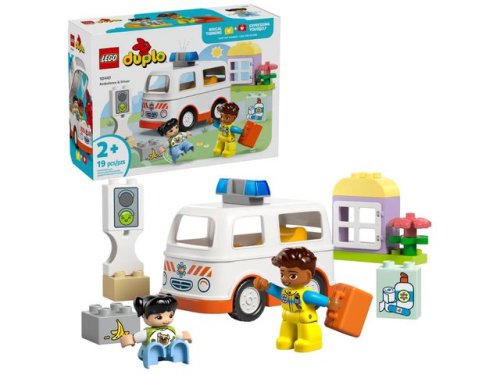 Ambulans och frare DUPLO-LEGO 19 delar