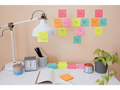 Notes POST-IT SS Miami 76x127mm 6/FP