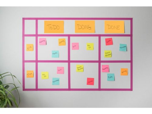Notes POST-IT SS Miami 76x127mm 6/FP
