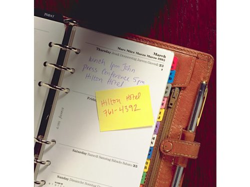 Notes POST-IT 100% recycl 38x51 gul 6/F