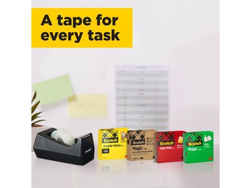 Dokumenttejp 19mm x 33m SCOTCH 810 8rl/fp